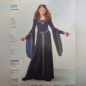 California Costumes Girl's Medieval Princess Costume